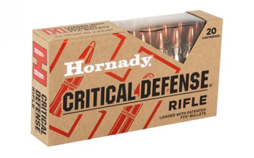 Hornady Critical Defense Rifle,  223 Remington, 55 Grain, FlexTip, 20 Round Box 80270