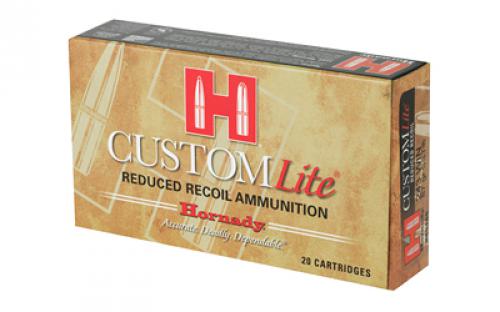 Hornady Custom Lite, 243 Win 87 Grain, SST, Low Recoil, 20 Round Box 80466