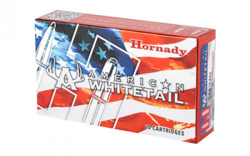 Hornady American Whitetail, 243Win, 100 Grain, Interlock Boat Tail Soft Point, 20 Round Box 8047