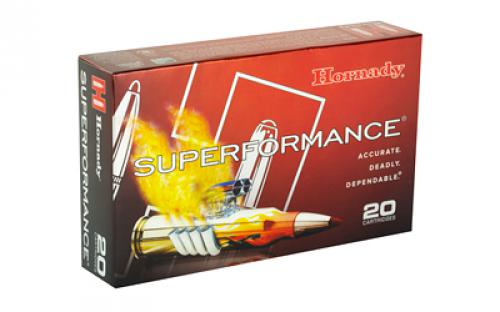 Hornady SuperFormance, 7MM REM, 154 Grain, SST, 20 Round Box 8061