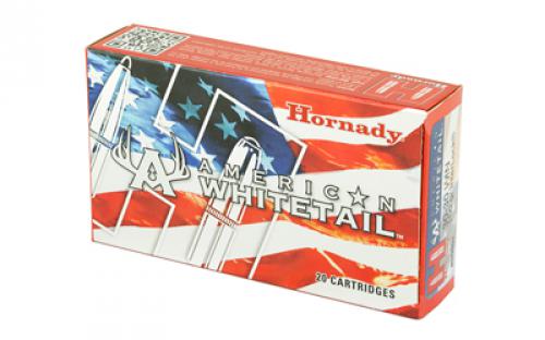 Hornady American Whitetail, 30-30, 150 Grain, Round Nose, InterLock, 20 Round Box 80801