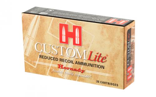 Hornady Custom Lite, 308 Win, 125 Grain, SST, Low Recoil, 20 Round Box 80866