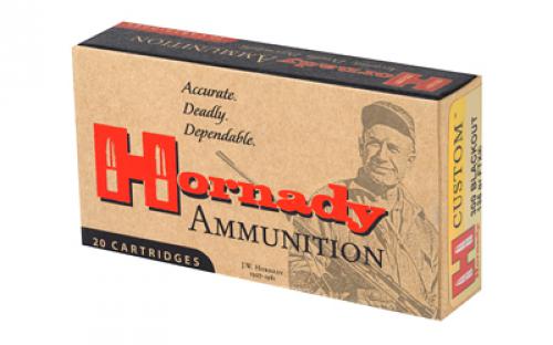 Hornady Custom, 300 Blackout, 135 Grain, Flex Tip, 20 Round Box 80881