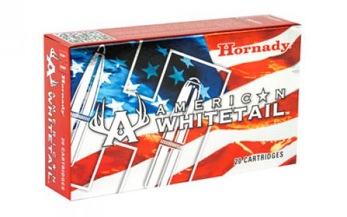 Hornady American Whitetail, 308WIN, 150 Grain, Soft Point, InterLock, 20 Round Box 8090