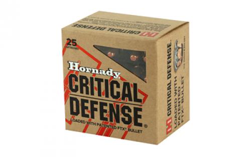 Hornady Critical Defense, 30 Carbine, 110 Grain, Flex Tip, 25 Round Box 81030