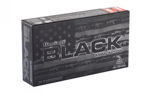 Hornady BLACK, 556NATO, 62 Grain, Full Metal Jacket, 20 Round Box 81263