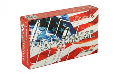 Hornady American Whitetail, 300 Win, 180 Grain, Soft Point, InterLock, 20 Round Box 82044