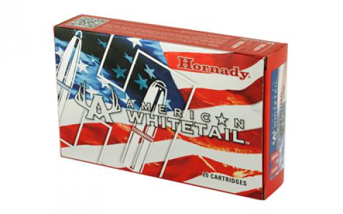 Hornady American Whitetail, 300 Win, 180 Grain, Soft Point, InterLock, 20 Round Box 82044