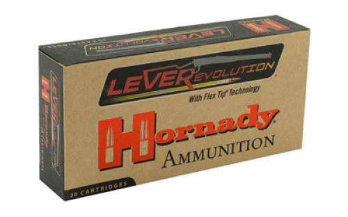 Hornady LeverEvolution, 338 Marlin Express, 200 Grain, FlexTip, 20 Round Box 82240