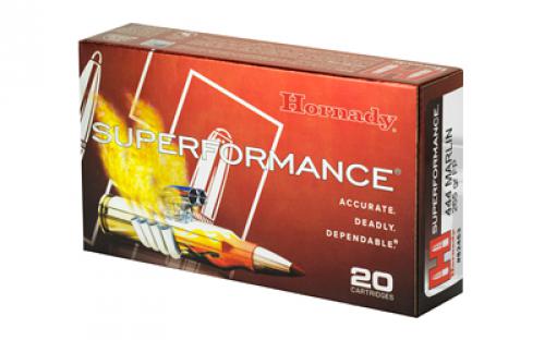 Hornady Superformance, 444 Marlin, 265 Grain, Interlock, Flat Point, 20 Round Box 82453