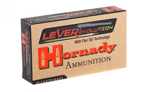 Hornady LeverEvolution, 30-30, 140 Grain, MonoFlex, Lead Free, 20 Round Box, California Certified Nonlead Ammunition 82731