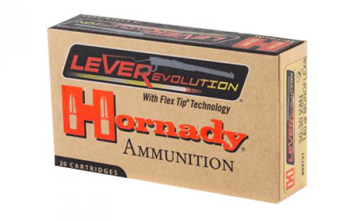 Hornady LeverEvolution, 30-30, 140 Grain, MonoFlex, Lead Free, 20 Round Box, California Certified Nonlead Ammunition 82731