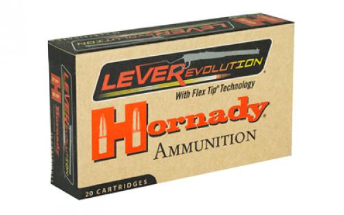 Hornady LeverEvolution, 308 Marlin Express, 160 Grain, FlexTip, 20 Round Box 82733