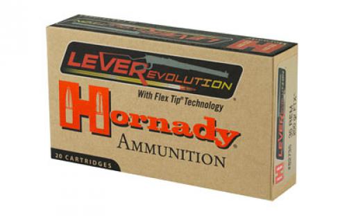 Hornady LeverEvolution, 35 Remington, 200 Grain, FlexTip, 20 Round Box 82735