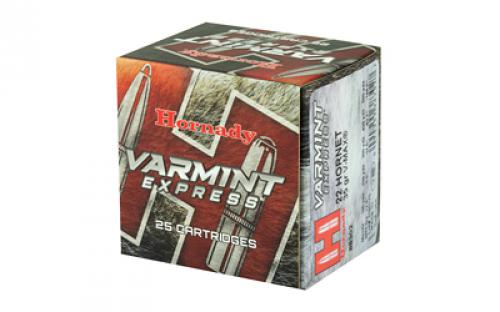 Hornady Varmint Express, 22 Hornet, 35 Grain, V-Max, 25 Round Box 8302