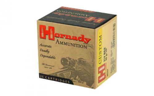 Hornady Custom, 218 Bee, 45 Grain, Hollow Point, 25 Round Box 8307