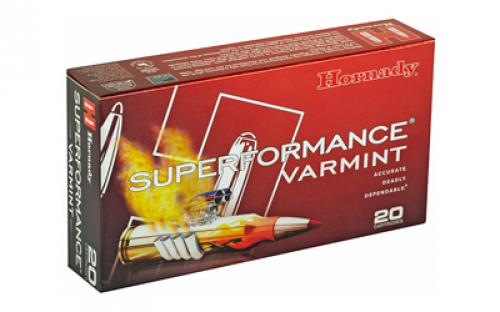 Hornady Superformance Varmint, 222 Remington, 50 Grain, V-Max, 20 Round Box 8316