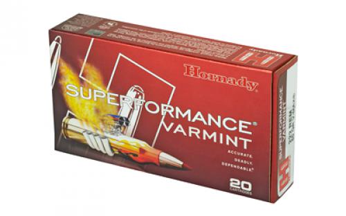 Hornady Superformance Varmint, 222 Remington, 50 Grain, V-Max, 20 Round Box 8316