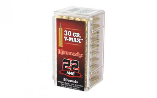 Hornady Varmint Express, 22WMR, 30 Grain, V-Max, 50 Round Box 83202