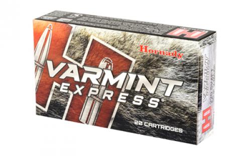 Hornady Varmit Express, 220 Swift, 55 Grain, V-Max, 20 Round Box 8324