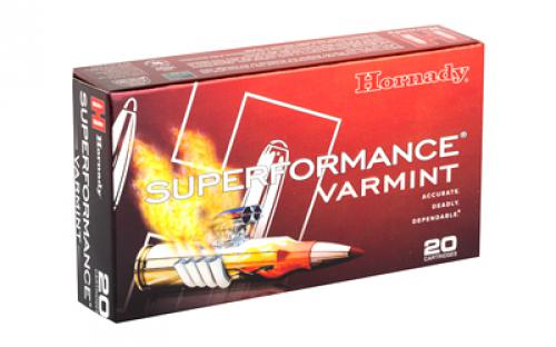 Hornady Superformance Varmint, 223 Rem, 35 Grain, NTX, Lead Free, 20 Round Box, California Certified Nonlead Ammunition 83266