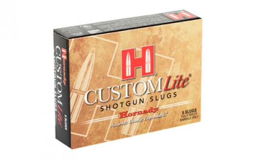 Hornady Custom Lite, 20Ga FTX, 2.75", 250 Grain, Sabot Slug, 5 Round Box 86233