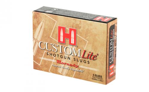 Hornady Custom Lite, 20Ga FTX, 2.75", 250 Grain, Sabot Slug, 5 Round Box 86233