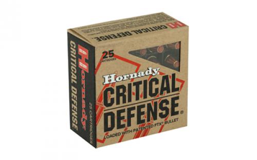 Hornady Critical Defense, 32 ACP, 60 Grain, FlexTip, 25 Round Box 90063