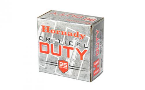 Hornady Critical Duty, 9MM +P, 124 Grain, FlexLock Duty, 25 Round Box 90216