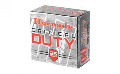 Hornady Critical Duty, 9MM +P, 135 Grain, FlexLock Duty, 25 Round Box 90226