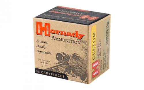 Hornady Custom, Self Defense, 38 Special, 158 Grain, XTP, Jacketed Hollow Point, 25 Round Box 90362