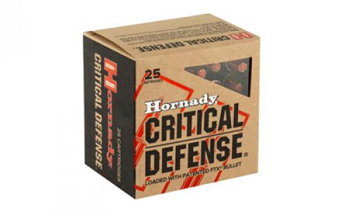 Hornady Critical Defense, 357MAG, 125 Grain, Flex Tip, 25 Round Box 90500