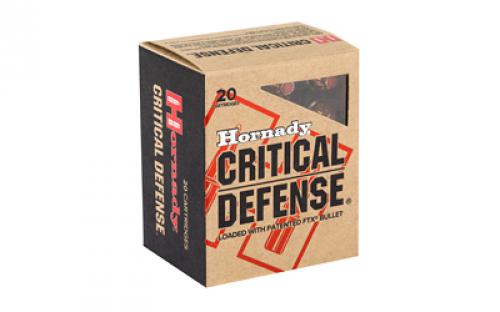 Hornady Critical Defense, 44 Special, 165 Grain, FTX, 20 Round Box 90700