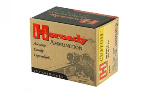 Hornady Custom, 44 Mag, 300 Grain, XTP, 20 Round Box 9088