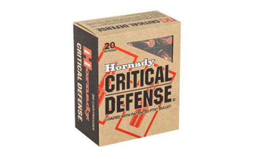 Hornady Critical Defense, 45ACP, 185 Grain, Flex Tip, 20 Round Box 90900