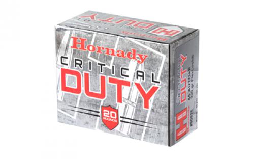 Hornady Critical Duty, 45ACP +P, 220 Grain, FlexLock, 20 Round Box 90926