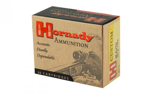 Hornady Custom, Self Defense, 45ACP, 200 Grain, Jacketed Hollow Point, XTP, 20 Round Box 9112