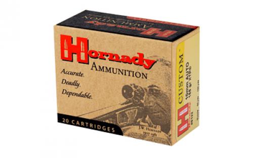 Hornady Custom Ammunition, 10MM, 155 Grain, Hollow Point, XTP, 20 Round Box 9122