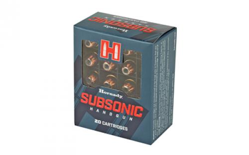 Hornady Subsonic, 40 S&W, 180 Grain, XTP, 20 Round Box 91369