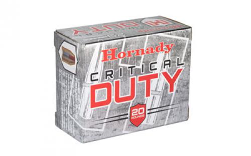 Hornady Critical Duty, 40S&W, 175 Grain, FlexLock Duty, 20 Round Box 91376