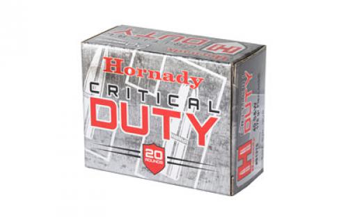 Hornady Critical Duty, 40S&W, 175 Grain, FlexLock Duty, 20 Round Box 91376