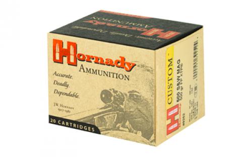 Hornady Custom, 500 S&W, 500 Grain, XTP, 20 Round Box 9252