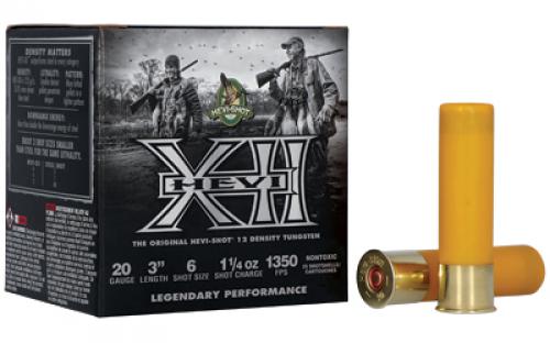 HEVI-Shot HEVI-SHOT, Hevi XII, 20 Gauge 3, #6, 1 1/4 oz, Lead, 25 Round Box HS53206