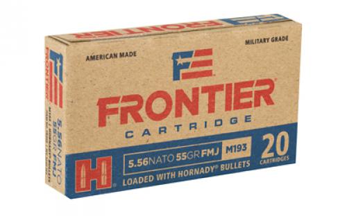 Frontier Cartridge Lake City, 556 NATO, 55 Grain, FM193, FMJ, 20 Round Box FR200