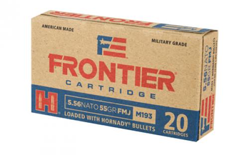 Frontier Cartridge Lake City, 556 NATO, 55 Grain, FM193, FMJ, 20 Round Box FR200