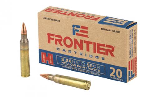 Frontier Cartridge Lake City, 556 NATO, 55 Grain, Hollow Point Match, 20 Round Box FR240