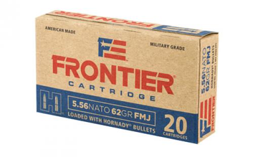 Frontier Cartridge Lake City, 556 NATO, 62 Grain, Full Metal Jacket, 20 Round Box FR260