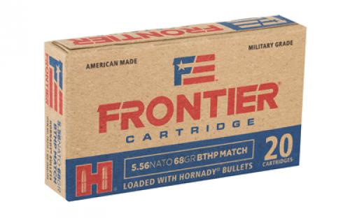 Frontier Cartridge Lake City, 556 NATO, 68 Grain, Boat Tail Hollow Point, 20 Round Box FR310