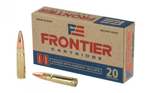 Frontier Cartridge Lake City, 300 Blackout, 125 Grain, Full Metal Jacket, 20 Round Box FR400