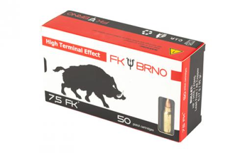 FK BRNO F5 Ammo, 7.5 FK, 95 Grain, Hollow Point, 50/600 FK-AMMOF5-50